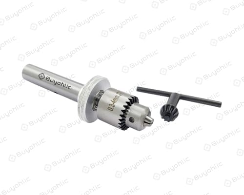 Buyohlic JT0 Micro Precision Drill Feed Quill – Sensitive Manual Feed Control, 0.3–4.0 mm Capacity, For Milling Machine & Lathe Drilling (Adaptor with Keyed Drill Chuck)