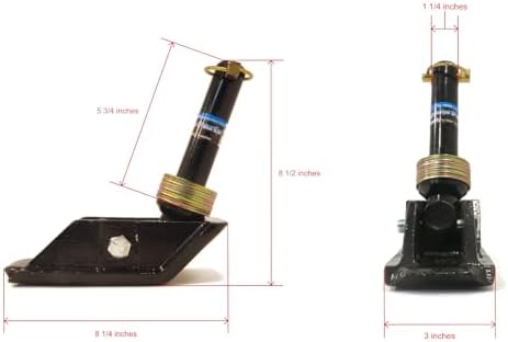 The ROP Shop Buyers Products (2) Plow Shoes & Blade Guides for Boss Power V/XT/DXT, Super EXT
