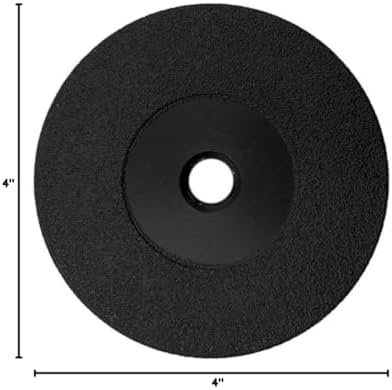 4" Vacuum Brazed Grinding Wheels, Fine #80/100 Grit, 5/8"-11 Arbor
