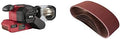 Skil 7510-01 120 Volt 3-InchX 18-InchBelt Sander and POWERTEC 110810 3 x 18 Inch Sanding Belts, 80 Grit Aluminum Oxide Belt Sander Sanding Belt for Portable Belt Sander