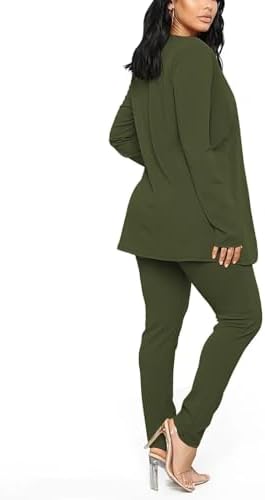 Aro Lora Pant Suits for Women Dressy Casual 2 Piece Outfits