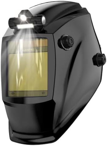Sunstac Auto-Darkening Welding Helmet 3.94 x 3.27" View with Light
