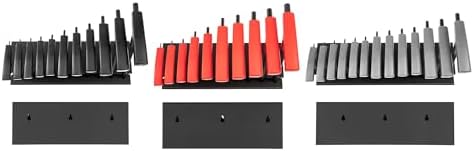 TEKTON Ball End Hex and Star T-Handle Key Set, 34-Piece | KEY92001 | 5/64 - 3/8 in., 2 - 10 mm, T6 - T50, Manganese Phosphate Finish, Stand