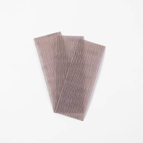 50pcs 2-3/4 x 8 in Mesh Abrasive Sanding Discs Grit 80 120 180 320 400 Assortment,70 x 198mm Hook & Loop Anti-Blocking Net Sandpaper