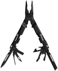 SOG PowerAccess Well-Rounded One-Handed Lightweight Daily Pocketable Stainless Steel Multi-Tool for Backcountry| 18 Tools, Black