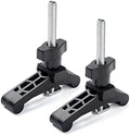 POWERTEC T-Track Hold Down Clamp with 3-1/2” T Track Bolts for CNC Machine, Table Saw Sled, Drill Press, Work Bench, T Track Accessories for woodworking, 2PK (71661)