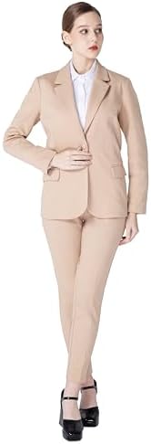 Marycrafts Women’s Two Piece Suits – Business Blazer Pant Suit Set, Professional Work Outfit for Office