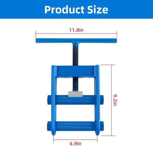 Pipe Squeeze Off Tool,Gas Pipe Squeeze-Off Tool, For PE/PPR/PVC Plastic Water Pipe or Natural Gas Pipeline, Pipe Blocker, Blue Pipe Shut Off Tool (1/2-3.5 in)