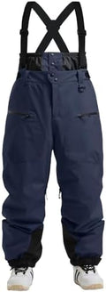 GSOU SNOW Mens Womens Snowboard Pants-Baggy Ski Snow Bibs