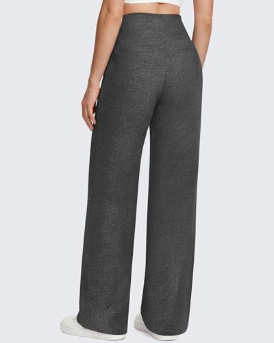 G4Free Yoga Pants for Women Wide Leg Pants with Pockets High Waisted