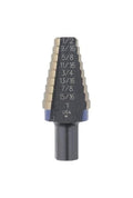 Irwin Tools IRWIN 10220CB Unibit 1/16-Inch Hole Enlarging 8-Steps Cobalt Alloy Steel Step Drill Bit