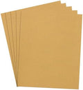 5 Pcs 180 Grit Sandpaper 9 x 11 Inch Sand Paper Alumina Gold