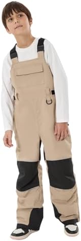 GSOU SNOW Kids Snow Bibs Boys Girls Ski Snowboard Pants (3-16Years)