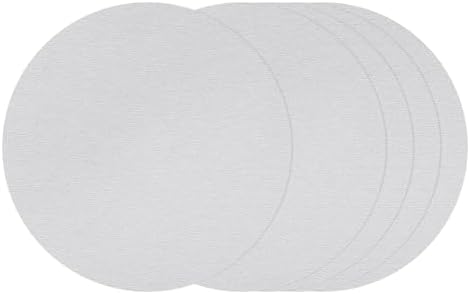 25Pcs Sanding Discs 11In 180Grit Hook and Loop Sandpapers White