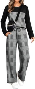 WIHOLL Two Piece Sets for Women Fall Outfits Casual Matching Lounge Sets