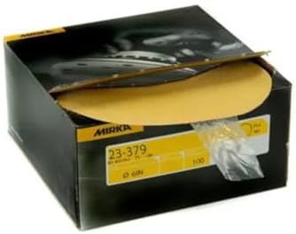 Mirka Gold Sandpaper Discs 5 inch Grit 80 PSA 100 pcs