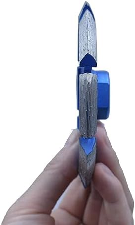 4 Inch 0.375" Width 5/8"-11 Arbor Diamond Crack Chaser Grinidng Wheel for Concrete, 0.375 Inch Thick Segments Diamond Mortar Joint Raking Blade (4" x 0.375")