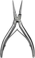 WEDO Long Nose Pliers,Stainless Steel Needle Nose Pliers,Spring Loaded,Length 165mm(6.5"),Precision Extra Long Needle Nose Plier with Wire Cutters,Corrosion Resistant,Comfort Grip Handles