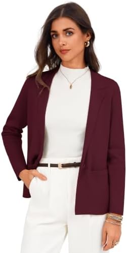 GRACE KARIN Womens Sweater Blazer Jackets Business Casual Work Cardigan