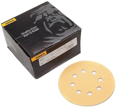 Mirka Gold 5 Inch 8 Hole Psa Vacuum Disc P150 100 Pieces