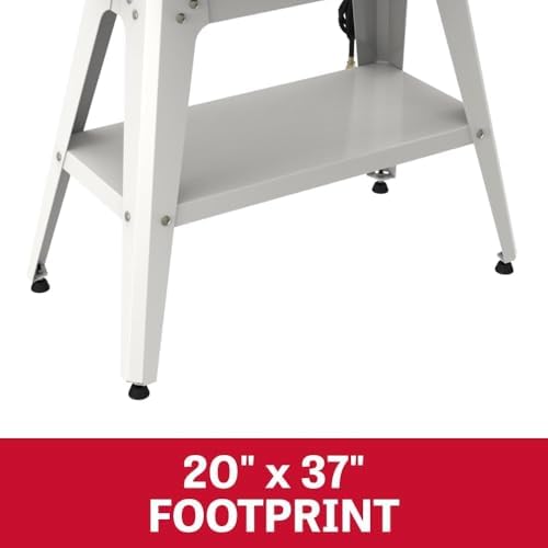 JET 16-Inch Drum Sander w/ Open Stand, 1-1/2 HP, 115V 1Ph (JWDS-1632) + Infeed/Outfeed Tables (723521)
