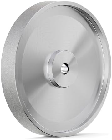 CBN Grinding Wheel 8 inch, Dia x 1 Inch Wide x 5/8" Arbor, Suitable for Sharpening Woodturning Tools, High Speed Steel Tools, 8 inch Bench Grinders 320 Grit
