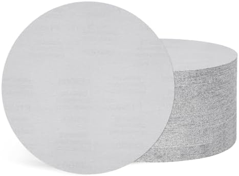 50Pcs Sanding Discs 11In 1000Grit Hook and Loop Sandpapers White