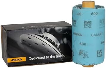 Mirka Galaxy Sandpaper PSA Linkroll 5 inch Grit 600 100 Discs