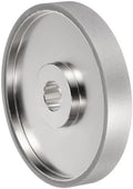 HARFINGTON Diamond Lapidary Wheel 6 Inch x 1 Inch Arbor Hole 400 Grit Grinding Wheels for Stone, Marble, Glass, Ceramics, Crystal, Carbide, Steel
