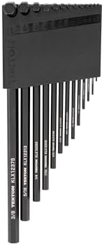 TEKTON Flat End Hex L-Key Set, 13-Piece | KLX91103 | (0.050 - 3/8 in.), Manganese Phosphate Finish, Holder