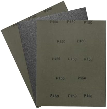 3Pcs Sand Paper 9x11Inch 150Grit Silicon Carbide Sandpaper Sheets