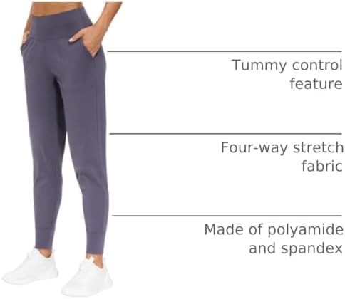 THE GYM PEOPLE Women's Workout Joggers Pants Lightweight Lounge Leggings