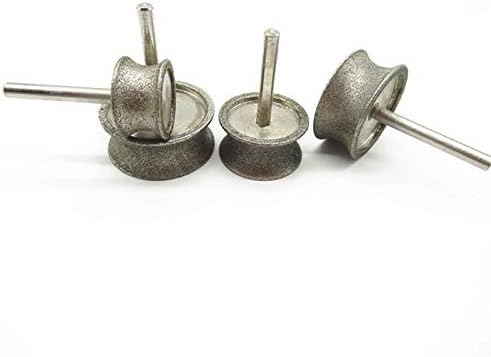 Cup Grinding Wheel,Abrasive,1Pc Round Pit Arc Heads Diamond Mounted Points Concave Type Head Jewelry Carving/a/20Mmx7Mm Coarse(60mm*20mm)