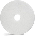 Staples Coastwide Professional White Floor Polishing Pad, 20-Inch Diameter, Light - Duty Buffing and Polishing Pad for Commercial Floor Machines, 5-Pack