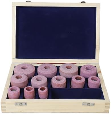 24 Sioux Valve Seat Grinding Stones Set, 80 Grit Aluminum Oxide, 11/16"