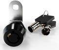 5/8" Tubular Cam Locks (90° Black, 1-Pack) RV Toolbox Cabinet Replacement