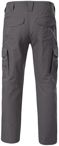 CNBQDD Mens Work Pants Cargo Tactical Construction for Men Ripstop Waterproof Lightweight Outdoor Hiking with Pockets