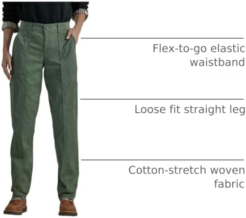 Lee Women's Ultra Lux Comfort with Flex-to-go Utility Pant