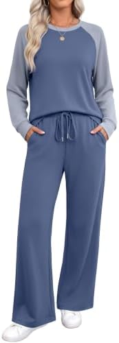 WIHOLL Lounge Sets for Women 2 Piece Fall Outfits 2026 Fashion S-2XL