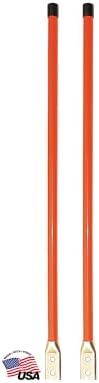 Buyers Products 1308107 Orange Bolt-On Bumper Guide Kit, 28 Inch Pair