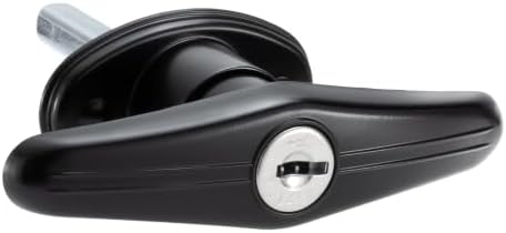 RecPro Truck Cap Lock T-311 Topper Window T Handle for LEER A.R.E. Bauer K127 Key | Tonneau Cap Cover Lock T-311 T-Handle for LEER Century Bauer K127 Cylinder Key (1 Pack)