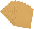 8 Pcs 80 Grit Sandpaper 9 x 11 Inch Sand Paper Alumina Gold