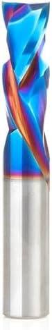 Amana Tool Spektra Extreme Tool Life Coated Solid Carbide CNC Compression Spiral Router Bit, 48310-K, 10mm D x 25mm CH x 10mm Shank x 64mm Long