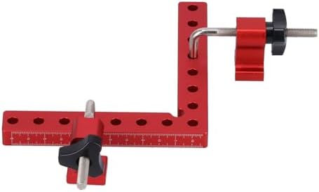 Woodworking, 90° Positioning Square, Durable Device for Accurate Right Angle Measurement for Boxes, Photo Frame, Aluminium Alloy (160 mm)