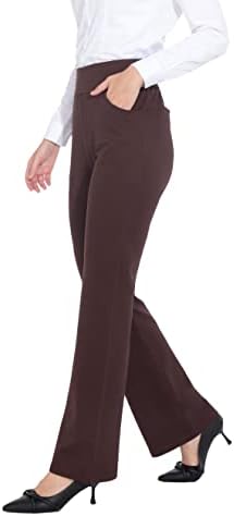 ZTN Womens Stretchy Dress Pants High Waist Work Casual