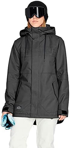 Volcom Women's Fawn Insulated Snowboard Ski Winter Hooded Jacket