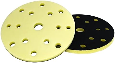 Eagle Micro-Hook Interface Pad for 6 inch Sanding Discs, Soft, Hook & Loop, 15 Holes, 971-0091, 2 Pads