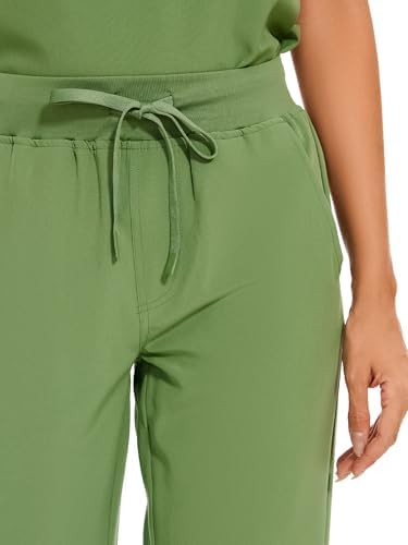 COZYFIT Scrubs for Women Set - Stretch V-Neck & Jogger Pant with 9 Pockets