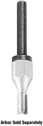 Amana Tool 56274 Carbide Tipped Mortising Screw Cutter 3/8 Dia x 9/16 Inch Cut Height x 1/4-28 Thread