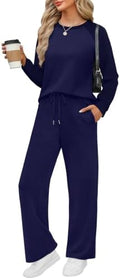 WIHOLL Lounge Sets for Women 2 Piece Fall Outfits 2026 Fashion S-2XL